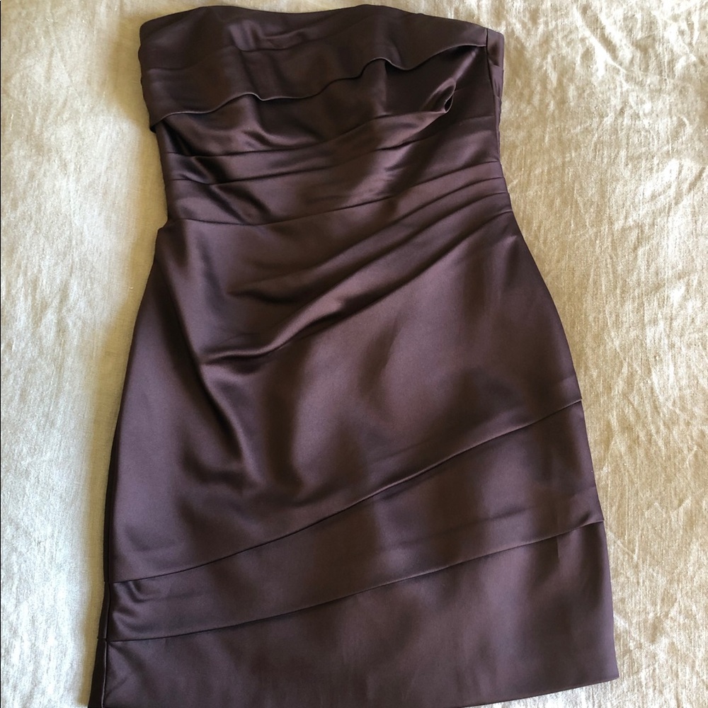 David’s Bridal Strapless Dress